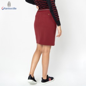 New Fashion Nice Design Ladies Short Skirt Polyester Viscose Elastane Chic Dress for Women GTCW108146G1