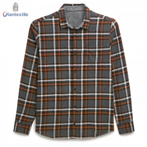 Excellent Performance Men’s Shirt 100% Cotton Classical Check Casual Shirt With Good Hand Feel For Men GTCW108148G1