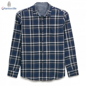 Factory Direct Wholesale Men’s Shirt Pure Cotton Plaid Check Casual Shirt Comfortable Shirt For Men GTCW108149G1
