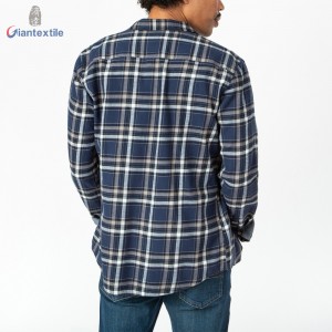 Factory Direct Wholesale Men’s Shirt Pure Cotton Plaid Check Casual Shirt Comfortable Shirt For Men GTCW108149G1