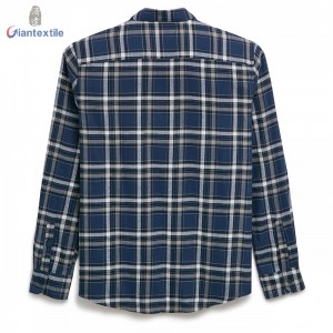 Factory Direct Wholesale Men’s Shirt Pure Cotton Plaid Check Casual Shirt Comfortable Shirt For Men GTCW108149G1