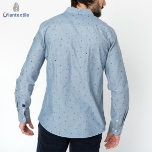 Excellent Performance Men’s Shirt Normal Print Customizable Dot Print Long Sleeve Hot Sale Shirt For Men GTCW108154G1