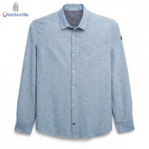 Excellent Performance Men’s Shirt Normal Print Customizable Dot Print Long Sleeve Hot Sale Shirt For Men GTCW108154G1