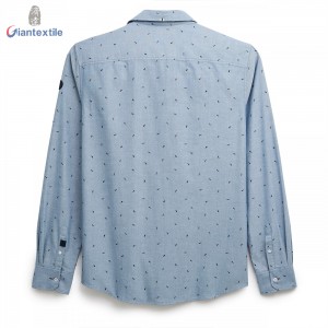 Excellent Performance Men’s Shirt Normal Print Customizable Dot Print Long Sleeve Hot Sale Shirt For Men GTCW108154G1