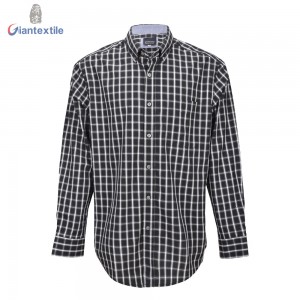 Modern Design Men’s Shirt Pure Cotton Classical Black And White Check New Look Shirt For Men GTCW108200G1