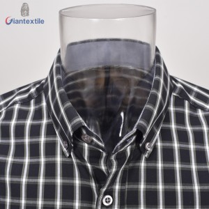 Modern Design Men’s Shirt Pure Cotton Classical Black And White Check New Look Shirt For Men GTCW108200G1