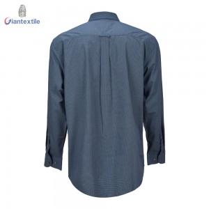 Good Sealed Men’s Shirt Normal Print 100% Cotton Blue Dot Print Long Sleeve Gent Shirt For Men GTCW108202G1