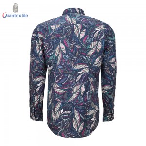 Modern Design Men’s Shirt Cotton Spandex Normal Print Floral Long Sleeve Casual Shirt For Men GTCW108204G1