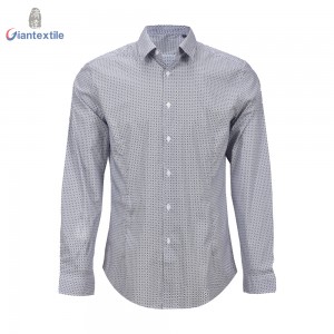 Good Sealed Men’s Shirt Cotton Spandex Normal Print Floral Long Sleeve Casual Shirt For Men GTCW108205G1