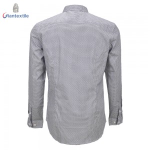 Good Sealed Men’s Shirt Cotton Spandex Normal Print Floral Long Sleeve Casual Shirt For Men GTCW108205G1