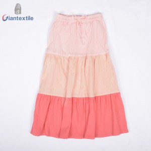 High Quality Girls Dress Three Colors 100% Cotton Girl Skirt Pink Casual Comfy Children Wear GTCW108211G1