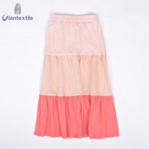 High Quality Girls Dress Three Colors 100% Cotton Girl Skirt Pink Casual Comfy Children Wear GTCW108211G1