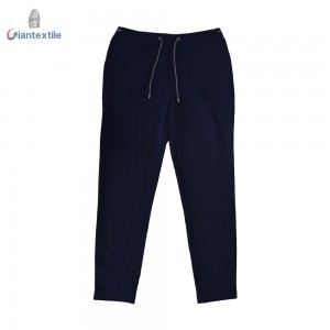 New Arrival Direct Sale Ladies Navy Solid Long Pants Polyester Rayon Elastane Superior Pants for Women GTCW108392G1