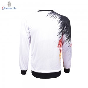 Giantextile New Design Men’s Shirt Custom Made Polyester Spandex Wear On Both Sides Long Sleeve Shirt For Men GTCW108444G1