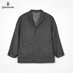 Giantextile New Arrival Men’s Suit Two Pocket Wool Viscose Polyester Gent Casual Good Look Suit Top For Men GTCW108658G1