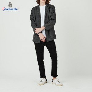 Giantextile New Arrival Men’s Suit Two Pocket Wool Viscose Polyester Gent Casual Good Look Suit Top For Men GTCW108658G1