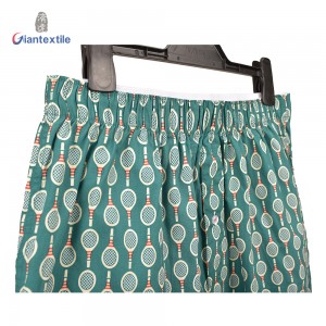 Best Of Underpants Men Sweat Resistant 100% Cotton Green Tennis Print Ventilate Shorts Underwear Boxer GTCW200803G1