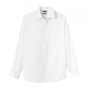 Men’s White Dress Shirt Long Sleeve Button-Down Formal Shirt Wrinkle-Resistant Regular Fit Business Casual Shirt for Office GTCW203362G1