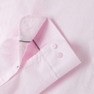 Men’s Pink Dress Shirt Long Sleeve Button-Down Formal Shirt Wrinkle-Resistant Regular Fit Business Casual Shirt for Daily GTCW203364G1