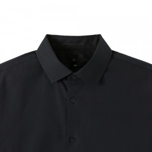 Men’s Black Classic Dress Shirt Long Sleeve Button-Down Formal Shirt Wrinkle-Resistant Regular Fit Business Casual Shirt GTCW203375G1