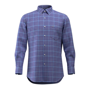 New Promotion essential Gingham Check Men’s Shirt 100% Cotton Casual Long Sleeve Shirt for Men GTF190001