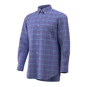 New Promotion essential Gingham Check Men’s Shirt 100% Cotton Casual Long Sleeve Shirt for Men GTF190001