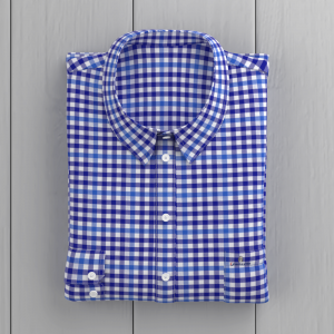 New Promotion essential Gingham Check Men’s Shirt 100% Cotton Casual Long Sleeve Shirt for Men GTF190001