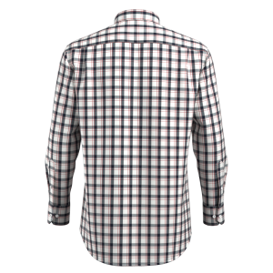 Modern Design Black Red check Shirt Bamboo fiber Check Casual Long Sleeve Sustainable Shirt for Men GTF190003
