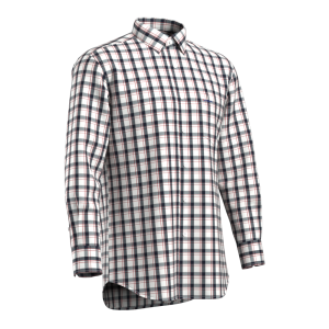 Modern Design Black Red check Shirt Bamboo fiber Check Casual Long Sleeve Sustainable Shirt for Men GTF190003
