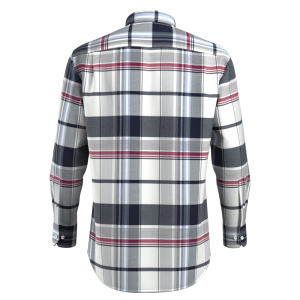 New Promotion Classic big Check Shirt 100% Cotton Casual Long Sleeve Shirt for Men GTF190006