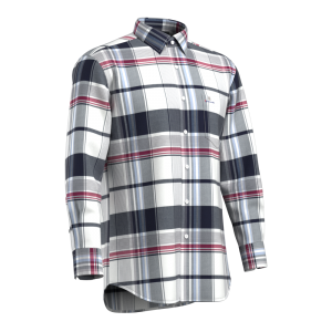 New Promotion Classic big Check Shirt 100% Cotton Casual Long Sleeve Shirt for Men GTF190006