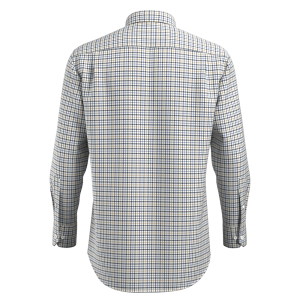 New Arrival High End Mini Check Shirt 100% Cotton Casual Black Brown Check Long Sleeve Shirt for Men GTF190009