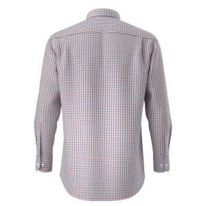 New Promotion Classic Black Red check Shirt Bamboo fiber Mini Check Casual Long Sleeve Shirt for Men GTF190015
