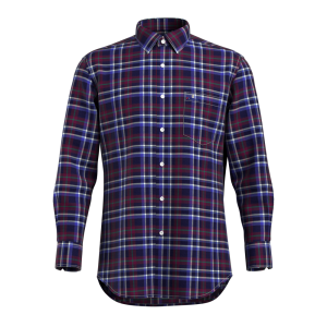 Men’s Shirt 100% Cotton Classic Flannel One-Side Brush Big Checks Long Sleeve for Men’s GTF190029