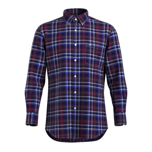 Men’s Shirt 100% Cotton Classic Flannel One-Side Brush Big Checks Long Sleeve for Men’s GTF190030