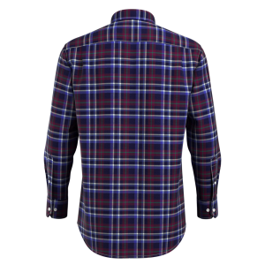 Men’s Shirt 100% Cotton Classic Flannel One-Side Brush Big Checks Long Sleeve for Men’s GTF190030