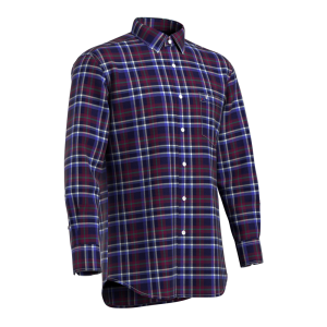 Men’s Shirt 100% Cotton Classic Flannel One-Side Brush Big Checks Long Sleeve for Men’s GTF190029