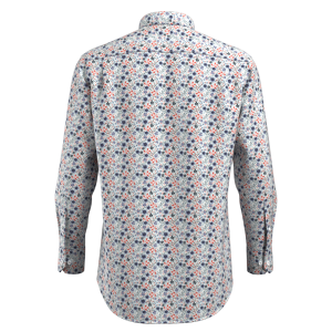 Men’s Print Shirt 100% Cotton Nice Long Sleeve Flower Digital Print Shirt For Men GTF190032