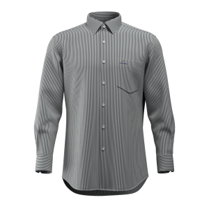 Men’s Shirt 100%Cotton Casual Shirt Yarn Dyed Stripe Durable Comfortable Good Quality Long Sleeve GTF190033