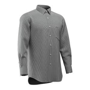 Men’s Shirt 100%Cotton Casual Shirt Yarn Dyed Stripe Durable Comfortable Good Quality Long Sleeve GTF190033