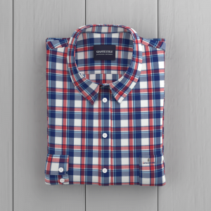 Men’s Shirt 100%Cotton Casual Shirt Yarn Dyed Plaid Durable Comfortable Long Sleeve GTF190034