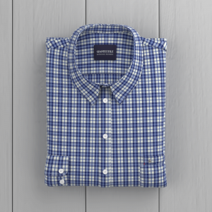 Men’s Shirt 100%Cotton Casual Durable Comfortable Shirt Nice Plaid Long Sleeve GTF190037