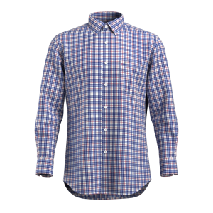 Men’s Shirt 100%Cotton Casual Durable Comfortable Shirt Nice Plaid Long Sleeve GTF190039