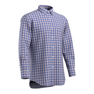 Men’s Shirt 100%Cotton Casual Durable Comfortable Shirt Nice Plaid Long Sleeve GTF190039