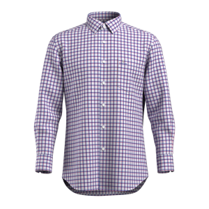 Men’s Print Shirt 100% Cotton Comfortable Long Sleeve Yarn Dyed Shirt For Men GTF190040