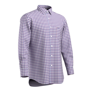 Men’s Print Shirt 100% Cotton Comfortable Long Sleeve Yarn Dyed Shirt For Men GTF190040