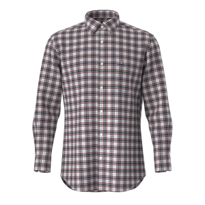 Men’s Shirt 100%Cotton One Side Peach Soft Yarn Dyed Plaid Long Sleeve Nice Shirt GTF190045
