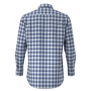 Men’s Shirt 100%Cotton One Side Peach Yarn Dyed Plaid Comfortable Long Sleeve GTF190047