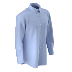 Men’s Traditional Blue Cotton Linen Blended Good Quality Comfortable Long Sleeve for Men’s  GTF190048