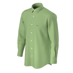 Men’s Mint Shirt Cotton Linen Blended Casual Shirt Long Sleeve Shirt For Men’s GTF190053